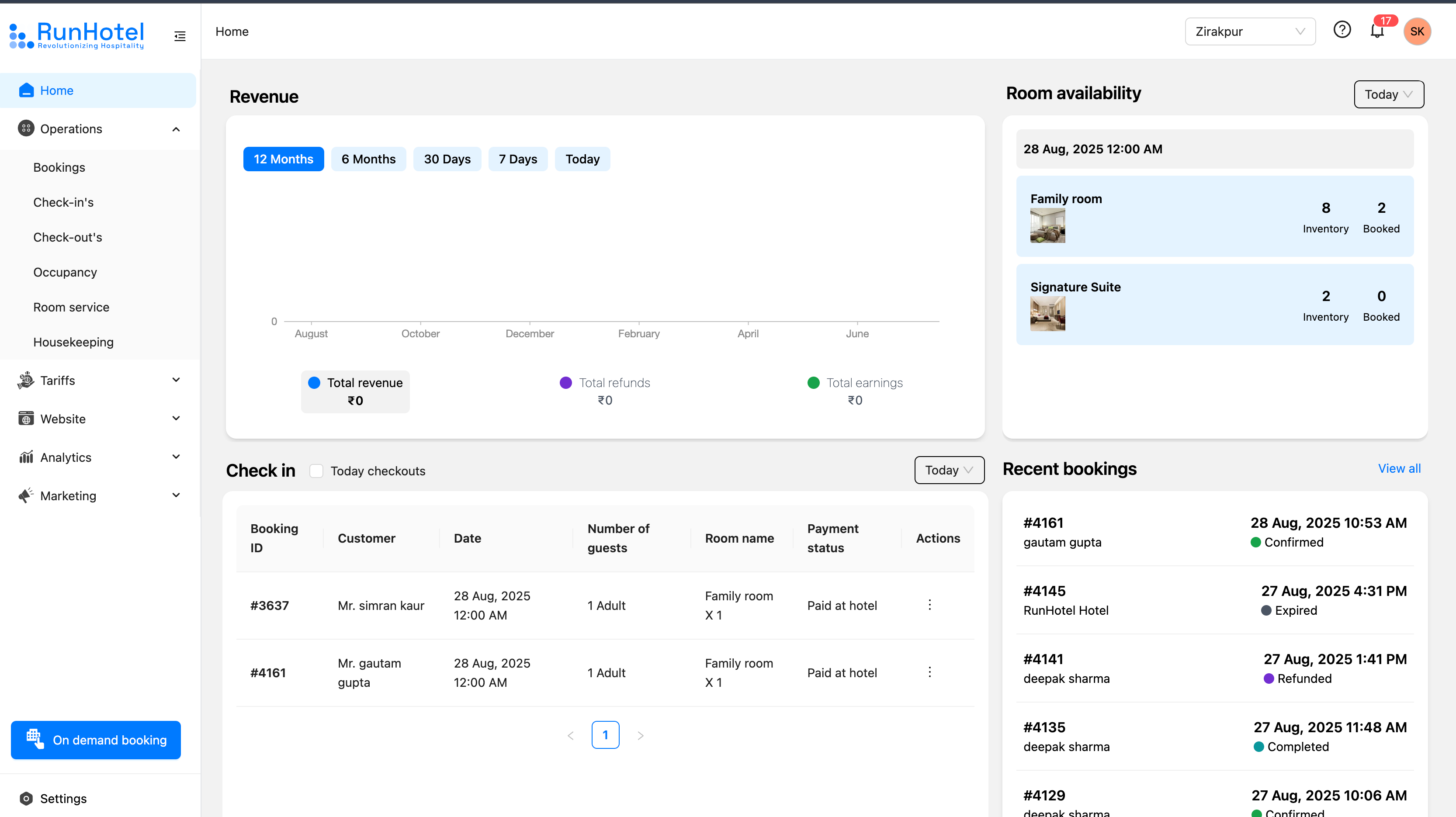 RunHotel - Hotel Management Platform
